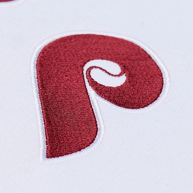 Men's Mitchell & Ness White Philadelphia Phillies Arctic Fleece Sweatshirt