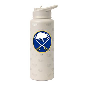 Logo Brands Buffalo Sabres 34oz. Sand Ghost Quencher Bottle