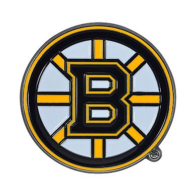 Logo Brands Boston Bruins Embossed Color Auto Emblem