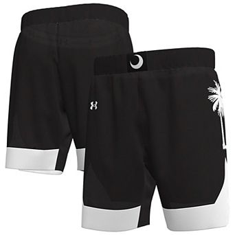 Men's Under Armour Black South Carolina Gamecocks Replica Basketball Shorts