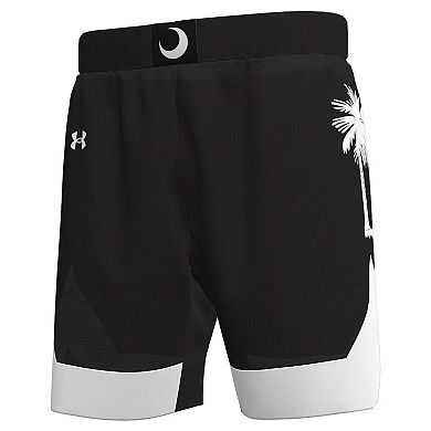 Men's Under Armour Black South Carolina Gamecocks Replica Basketball Shorts