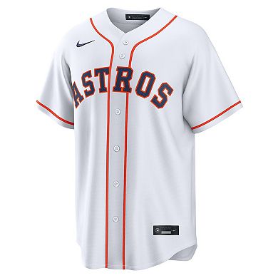 Men's Nike White Houston Astros Home Replica Jersey