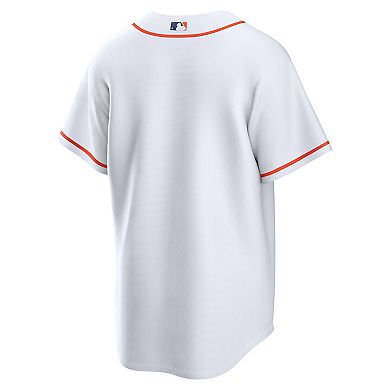 Men's Nike White Houston Astros Home Replica Jersey