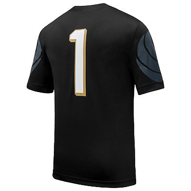 Men's Nike #1 Black UCF Knights Home Game Football Jersey