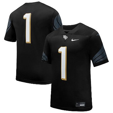 Men's Nike #1 Black UCF Knights Home Game Football Jersey