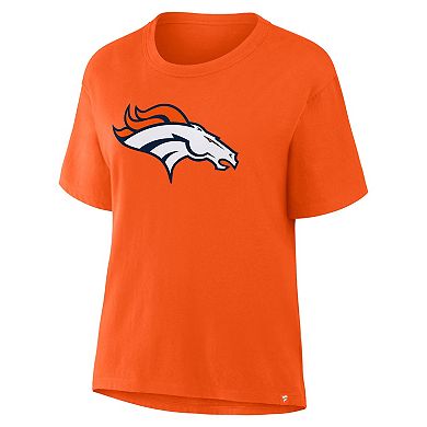 Women's Fanatics Orange Denver Broncos Essential Legacy T-Shirt