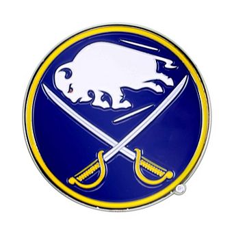 Logo Brands Buffalo Sabres Embossed Color Auto Emblem