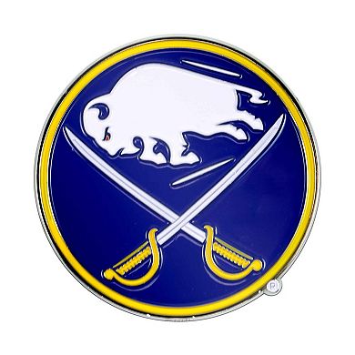 Logo Brands Buffalo Sabres Embossed Color Auto Emblem