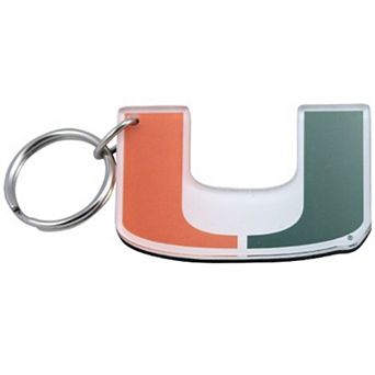 Miami Hurricanes High Definition Logo Keychain