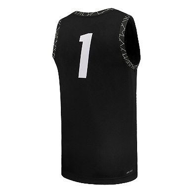 Men's Nike #1 Black Colorado Buffaloes Replica Basketball Jersey