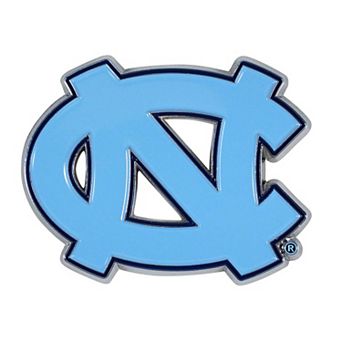Logo Brands North Carolina Tar Heels Embossed Color Auto Emblem