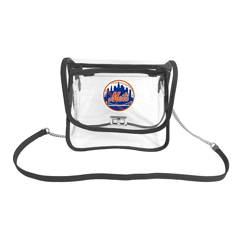Logo Brands New York Mets Sideline Clear Purse, Blue