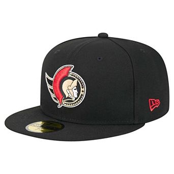 Men's New Era Black Ottawa Senators Core 59FIFTY Fitted Hat