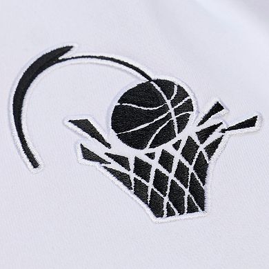 Men's Mitchell & Ness White Cleveland Cavaliers Arctic Fleece Sweatshirt