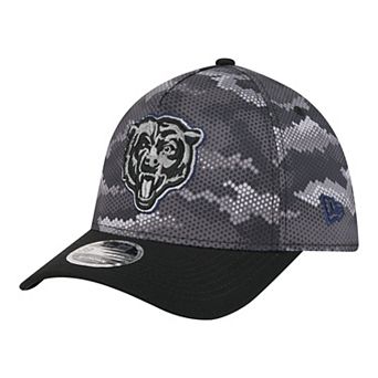 Men's New Era Black Chicago Bears Camo A-Frame 39THIRTY Flex Hat