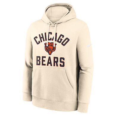 Men's Nike Cream Chicago Bears Club Hoodie