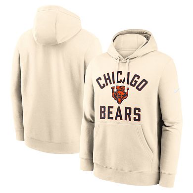 Men's Nike Cream Chicago Bears Club Hoodie