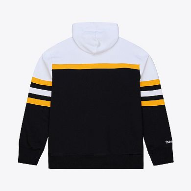 Men's Mitchell & Ness Black Los Angeles Lakers Head Coach Hoodie