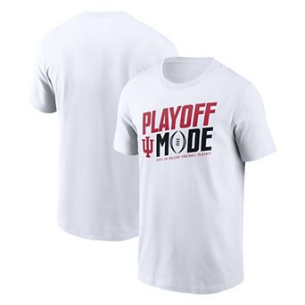 Men's White Indiana Hoosiers 2025-26 College Football Playoff Pass Protection T-Shirt