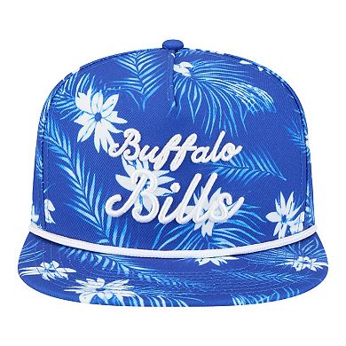 Men's New Era Royal Buffalo Bills Palm Print A-Frame 9FIFTY Snapback Hat