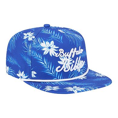 Men's New Era Royal Buffalo Bills Palm Print A-Frame 9FIFTY Snapback Hat