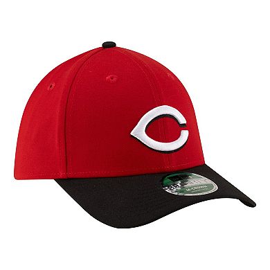 Men's New Era Red Cincinnati Reds Player Replica 39THIRTY M-Crown Flex Hat