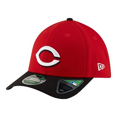 Men's New Era Red Cincinnati Reds Player Replica 39THIRTY M-Crown Flex Hat