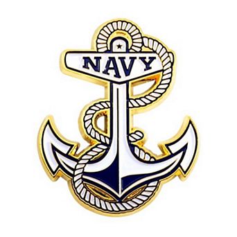 Logo Brands Navy Midshipmen Embossed Color Auto Emblem