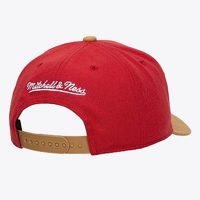 Men's Mitchell & Ness Wine Cleveland Cavaliers Legendary Home Pro Pinch Snapback Hat