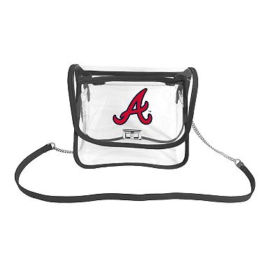 Logo Brands Atlanta Braves Sideline Clear Purse