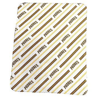 Logo Brands San Diego Padres 50" x 60" Classic Vertical Stripe Fleece Throw Blanket