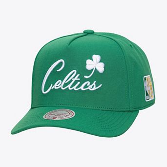 Men's Mitchell & Ness Kelly Green Boston Celtics Legendary Home Pro Pinch Snapback Hat
