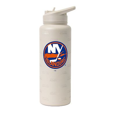 Logo Brands New York Islanders 34oz. Sand Ghost Quencher Bottle