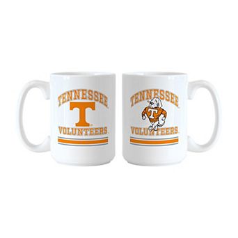 Logo Brands Tennessee Volunteers 15oz. Current & Throwback Mug Set