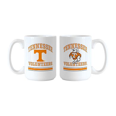 Logo Brands Tennessee Volunteers 15oz. Current & Throwback Mug Set