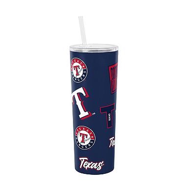 Logo Brands Texas Rangers 30oz Dreamweave Straw Tumbler