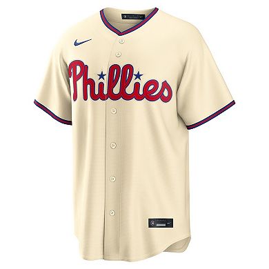 Men's Nike Bryce Harper Cream Philadelphia Phillies Alternate Replica Jersey