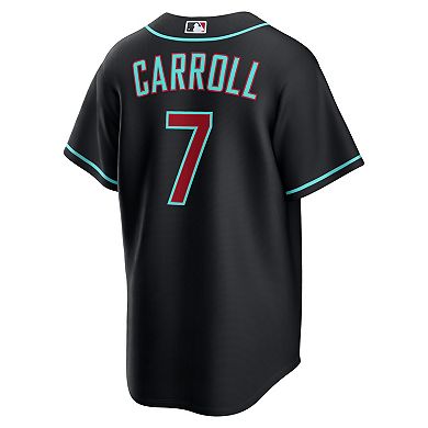 Men's Nike Corbin Carroll Black Arizona Diamondbacks Alternate Replica Jersey