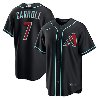 Men's Nike Corbin Carroll Black Arizona Diamondbacks Alternate Replica Jersey