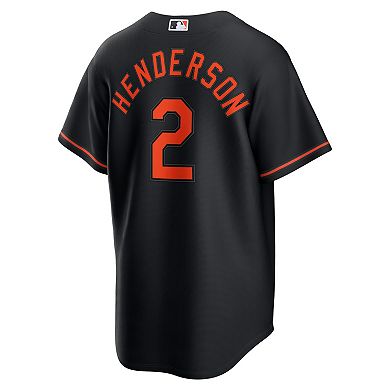 Men's Nike Gunnar Henderson Black Baltimore Orioles Alternate Replica Jersey