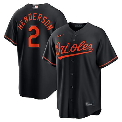Men's Nike Gunnar Henderson Black Baltimore Orioles Alternate Replica Jersey