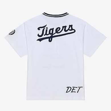 Men's Mitchell & Ness White Detroit Tigers Cooperstown Collection Arctic T-Shirt