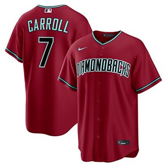 Men's Nike Corbin Carroll Crimson Arizona Diamondbacks Alternate 2 Replica Jersey