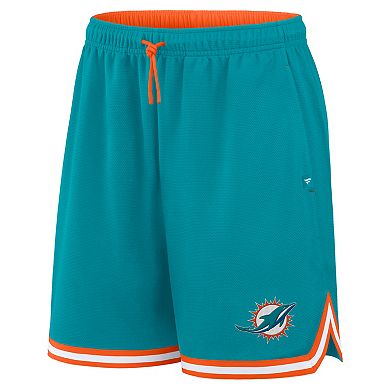Men's Fanatics Aqua Miami Dolphins Fearless Drive Shorts