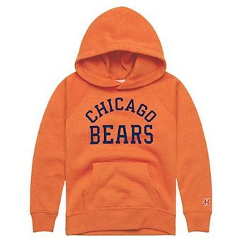 Youth Homage Orange Chicago Bears Classic Tri-Blend Hoodie