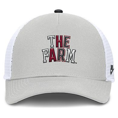 Unisex Nike Gray Stanford Cardinal 2026 Basketball Refresh 5-Panel Rise Trucker Hat