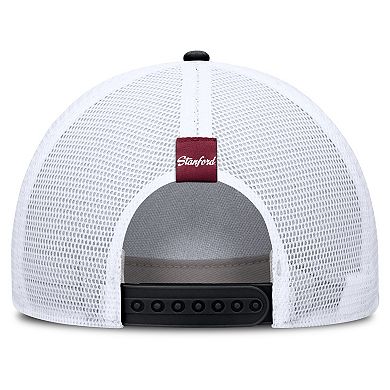 Unisex Nike Gray Stanford Cardinal 2026 Basketball Refresh 5-Panel Rise Trucker Hat