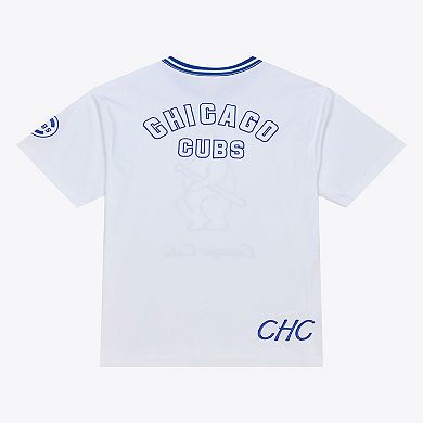 Men's Mitchell & Ness White Chicago Cubs Cooperstown Collection Arctic T-Shirt