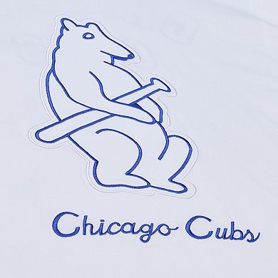 Men's Mitchell & Ness White Chicago Cubs Cooperstown Collection Arctic T-Shirt