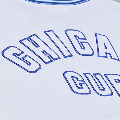 Men's Mitchell & Ness White Chicago Cubs Cooperstown Collection Arctic T-Shirt
